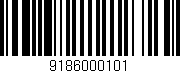 Código de barras (EAN, GTIN, SKU, ISBN): '9186000101'
