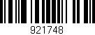 Código de barras (EAN, GTIN, SKU, ISBN): '921748'