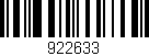 Código de barras (EAN, GTIN, SKU, ISBN): '922633'
