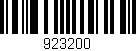 Código de barras (EAN, GTIN, SKU, ISBN): '923200'