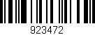 Código de barras (EAN, GTIN, SKU, ISBN): '923472'