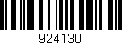 Código de barras (EAN, GTIN, SKU, ISBN): '924130'