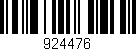 Código de barras (EAN, GTIN, SKU, ISBN): '924476'