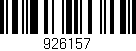 Código de barras (EAN, GTIN, SKU, ISBN): '926157'