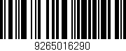 Código de barras (EAN, GTIN, SKU, ISBN): '9265016290'