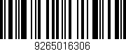 Código de barras (EAN, GTIN, SKU, ISBN): '9265016306'