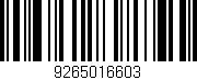 Código de barras (EAN, GTIN, SKU, ISBN): '9265016603'