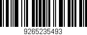 Código de barras (EAN, GTIN, SKU, ISBN): '9265235493'