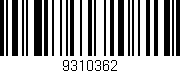 Código de barras (EAN, GTIN, SKU, ISBN): '9310362'