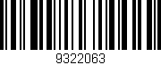 Código de barras (EAN, GTIN, SKU, ISBN): '9322063'