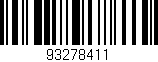 Código de barras (EAN, GTIN, SKU, ISBN): '93278411'