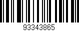 Código de barras (EAN, GTIN, SKU, ISBN): '93343865'
