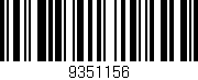 Código de barras (EAN, GTIN, SKU, ISBN): '9351156'