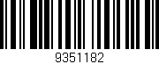 Código de barras (EAN, GTIN, SKU, ISBN): '9351182'