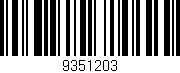 Código de barras (EAN, GTIN, SKU, ISBN): '9351203'