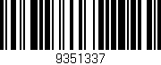 Código de barras (EAN, GTIN, SKU, ISBN): '9351337'