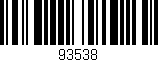 Código de barras (EAN, GTIN, SKU, ISBN): '93538'