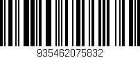 Código de barras (EAN, GTIN, SKU, ISBN): '935462075832'
