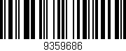 Código de barras (EAN, GTIN, SKU, ISBN): '9359686'