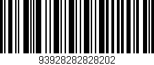 Código de barras (EAN, GTIN, SKU, ISBN): '93928282828202'