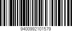 Código de barras (EAN, GTIN, SKU, ISBN): '9400992101579'