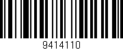 Código de barras (EAN, GTIN, SKU, ISBN): '9414110'