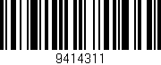 Código de barras (EAN, GTIN, SKU, ISBN): '9414311'