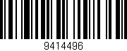 Código de barras (EAN, GTIN, SKU, ISBN): '9414496'