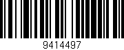 Código de barras (EAN, GTIN, SKU, ISBN): '9414497'
