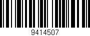 Código de barras (EAN, GTIN, SKU, ISBN): '9414507'