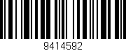 Código de barras (EAN, GTIN, SKU, ISBN): '9414592'