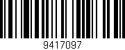 Código de barras (EAN, GTIN, SKU, ISBN): '9417097'