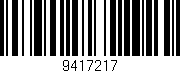 Código de barras (EAN, GTIN, SKU, ISBN): '9417217'