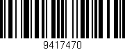 Código de barras (EAN, GTIN, SKU, ISBN): '9417470'