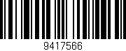 Código de barras (EAN, GTIN, SKU, ISBN): '9417566'