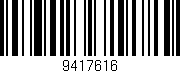 Código de barras (EAN, GTIN, SKU, ISBN): '9417616'