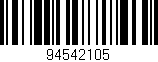 Código de barras (EAN, GTIN, SKU, ISBN): '94542105'