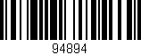 Código de barras (EAN, GTIN, SKU, ISBN): '94894'