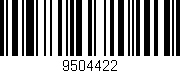 Código de barras (EAN, GTIN, SKU, ISBN): '9504422'