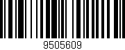 Código de barras (EAN, GTIN, SKU, ISBN): '9505609'