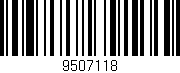 Código de barras (EAN, GTIN, SKU, ISBN): '9507118'