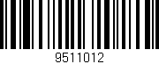Código de barras (EAN, GTIN, SKU, ISBN): '9511012'