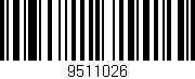 Código de barras (EAN, GTIN, SKU, ISBN): '9511026'