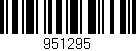 Código de barras (EAN, GTIN, SKU, ISBN): '951295'