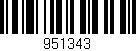 Código de barras (EAN, GTIN, SKU, ISBN): '951343'