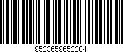 Código de barras (EAN, GTIN, SKU, ISBN): '9523659652204'
