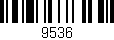 Código de barras (EAN, GTIN, SKU, ISBN): '9536'