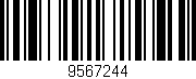 Código de barras (EAN, GTIN, SKU, ISBN): '9567244'