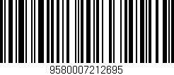 Código de barras (EAN, GTIN, SKU, ISBN): '9580007212695'