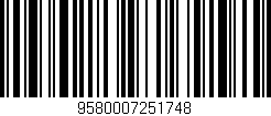 Código de barras (EAN, GTIN, SKU, ISBN): '9580007251748'